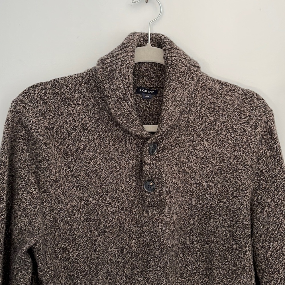 J.Crew Shawl Collar Wool Blend Sweater Men’s Medium